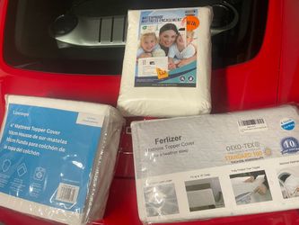 New Cal King mattress topper and waterproof protector