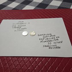 2 Silver Coins Collectable 