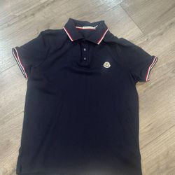 TRICOLOR-TRIMMED COTTON PIQUET POLO SHIRT. Size Small