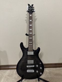 Dean Icon FM Flame Top Charcoal Burst