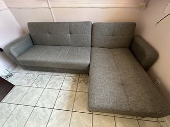 L shape sofa with storage like new