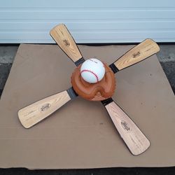 Hunter Baseball Ceiling Fan And With