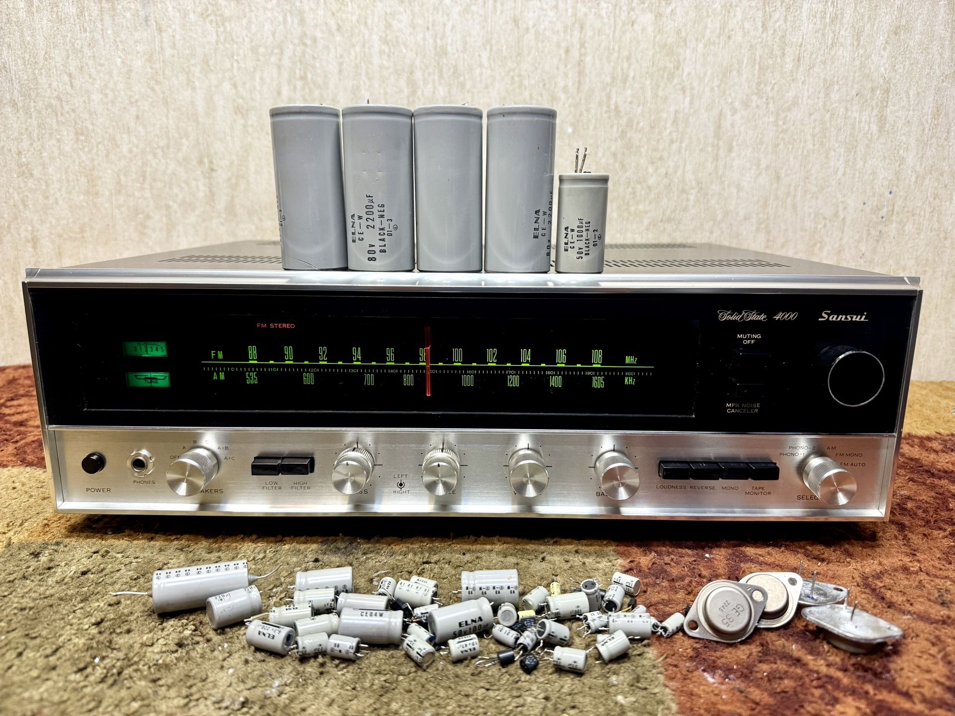 Vintage Sansui 4000 Stereo Receiver *Recapped*