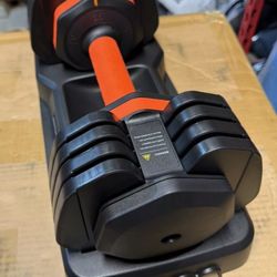 Sportsroyals 25LB Adjustable Dumbbell SINGLE DUMBBELL ONLY NOT A PAIR - NEW