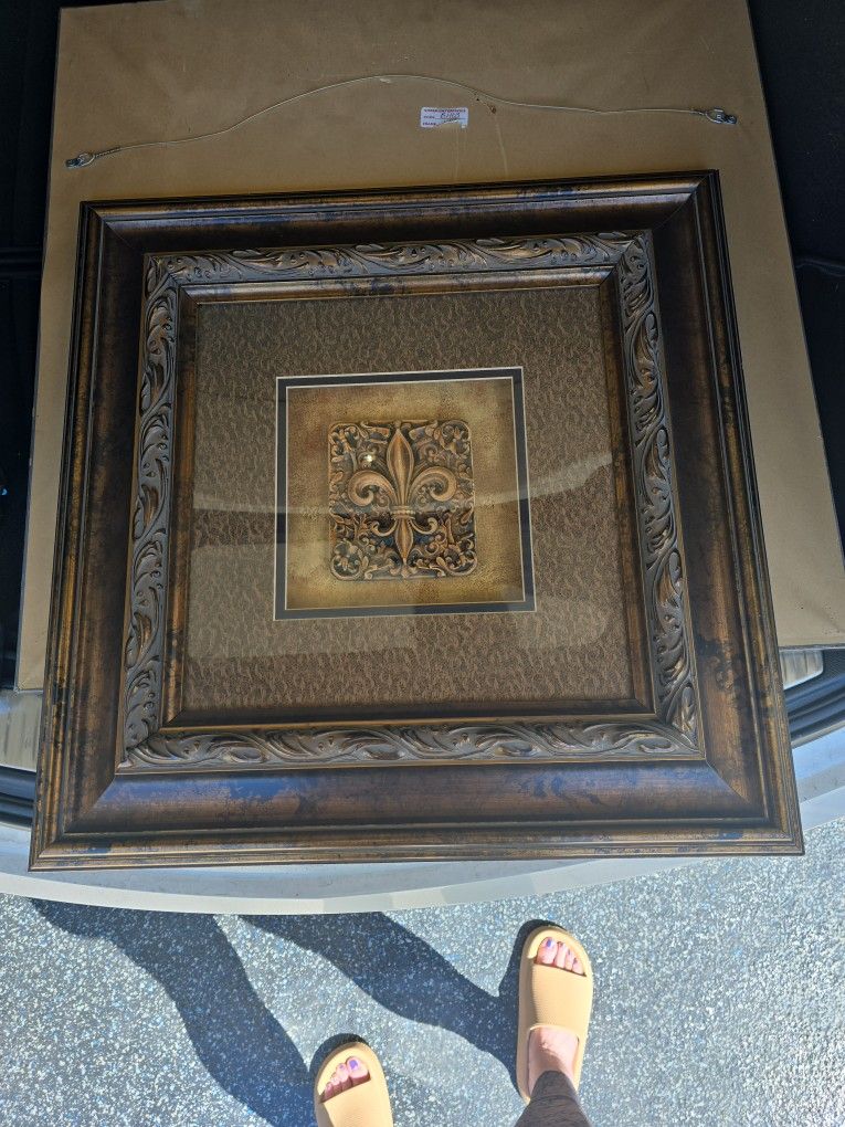 Wall Art Fleur De Lis Tile