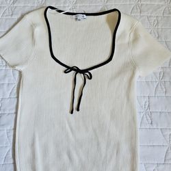 White bow top