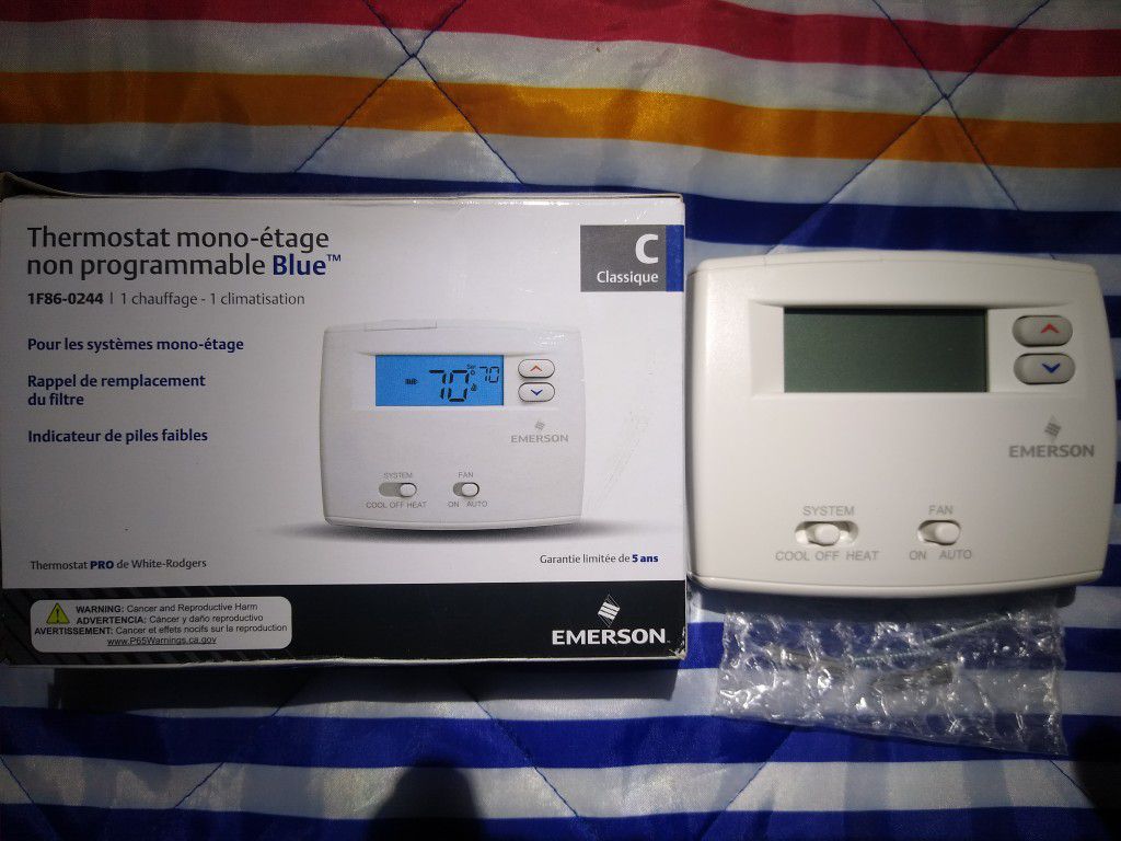 Thermostat mono-étage non programmable Blues