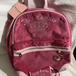 Juicy Couture Backpack And Matching Wallet 