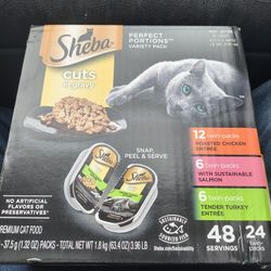 Cases Of Sheba N Fancy Feast Wet Cat Food