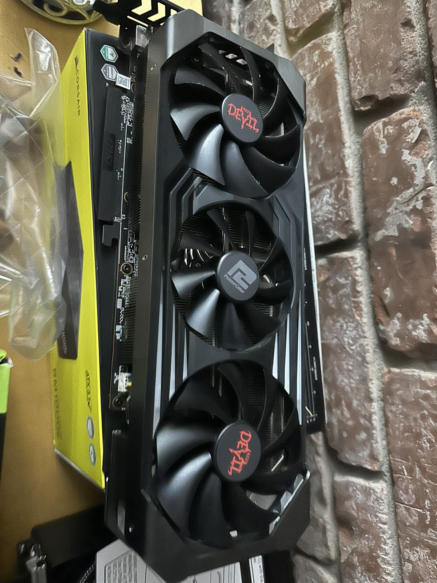Power Color Red Devil AMD Radeon RX 6700 XT Gaming Graphics Card with 12GB GDDR6 Memory, Powered by AMD RDNA 2, Raytracing, PCI Express 4.0, HDMI 2.1,