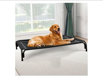 Pettycare outdoor elevated dog bed for large sized dogs,