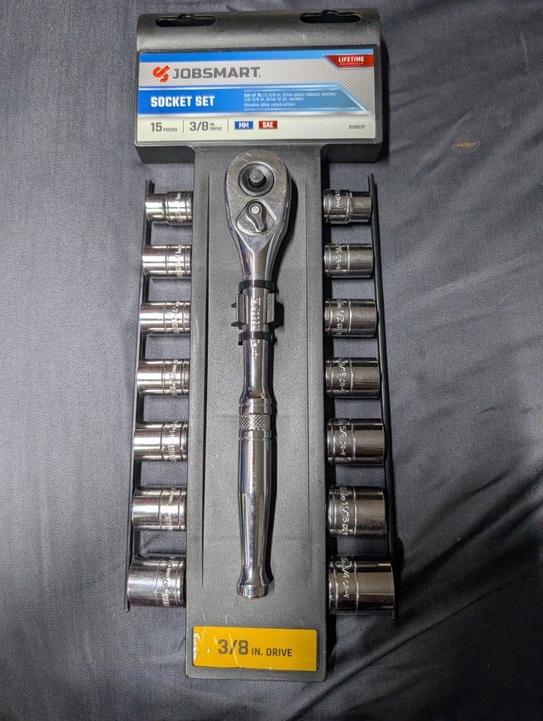 Job smart 3/8" 15 Pc Socket Set