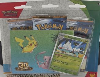 Pokémon TCG 30th Anniv Celebration Tech Sticker Collection Alolan Exeggutor