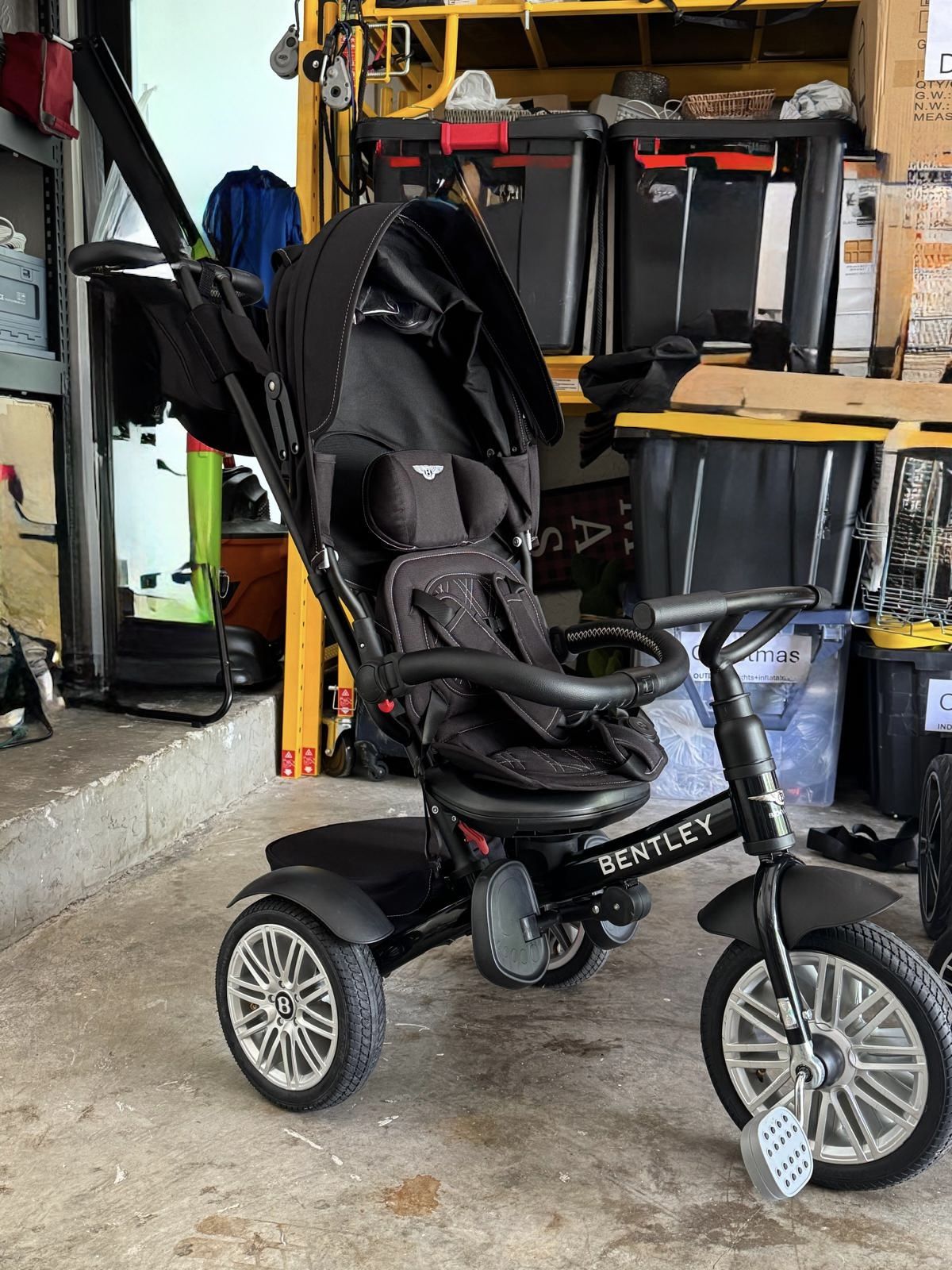 Bentley Onyx Black 6-in-1 Luxury Stroller Trike – Like New