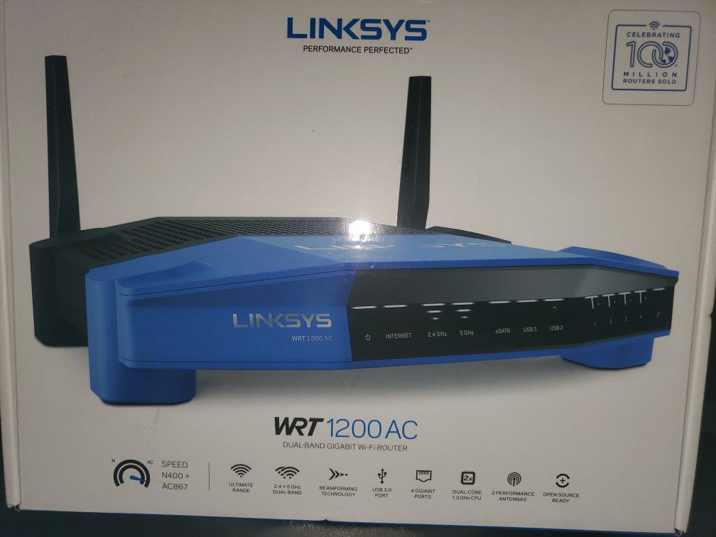 Linksys WRT1200 AC Dual Band Gigabit Wifi Router