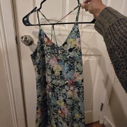 Xhilaration Short Dress, Colorful Tones, Small.