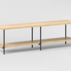 Room Essentials Wood/Metal TV Stand - 60 Inches