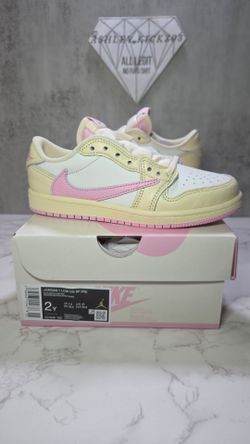 Jordan 1 low Travis Scott Shy Pink