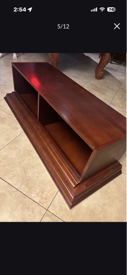 Bombay Company mint condition solid heavy wood! Stand for tv or side table decor.