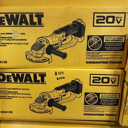 Dewalt 20v Max 4-1/2” Grinder Kit Tool Only