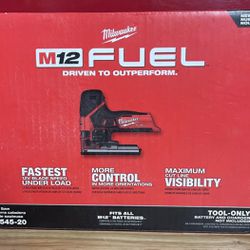Milwaukee M12 12V Fuel Lithium-Ion Cordless Jig Saw (Tool-Only)