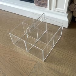 Acrylic Caddy With Dividers