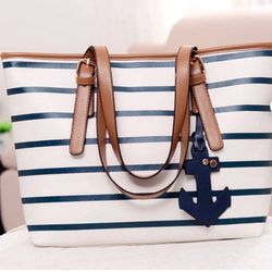 blowing white stripes fashion Canvas tote bag  blowing white stripes fashion
