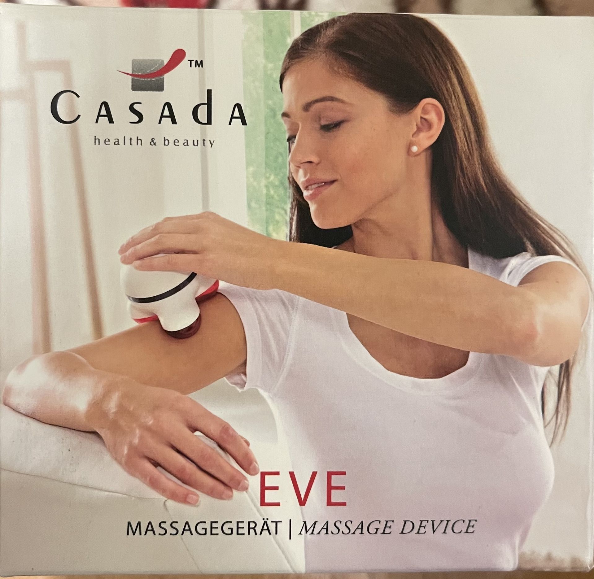 Eve Casada Massage Device-White & Red Color