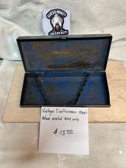 Vintage metal box