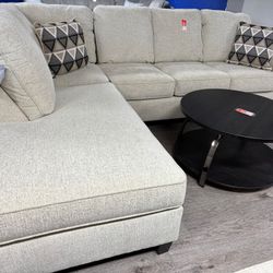 Abinger Natural 2 Piece Sectional Sofa Chaise 