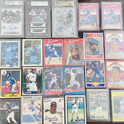 Bo Jackson Card Lot With Rookies And Error And 1/1's Included