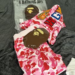 Bape Jump Suite Two Piece Size Small 