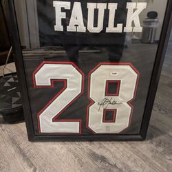 Authentic Marshall Faulk Autographed Jersey