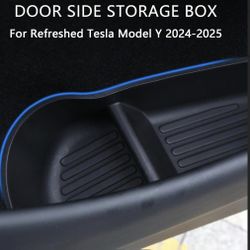 Brand New OEM Tesla 4 TPE SIDE DOOR STORAGE BOXES FOR 2025 2026 Y Juniper BNIB NEVER USED 