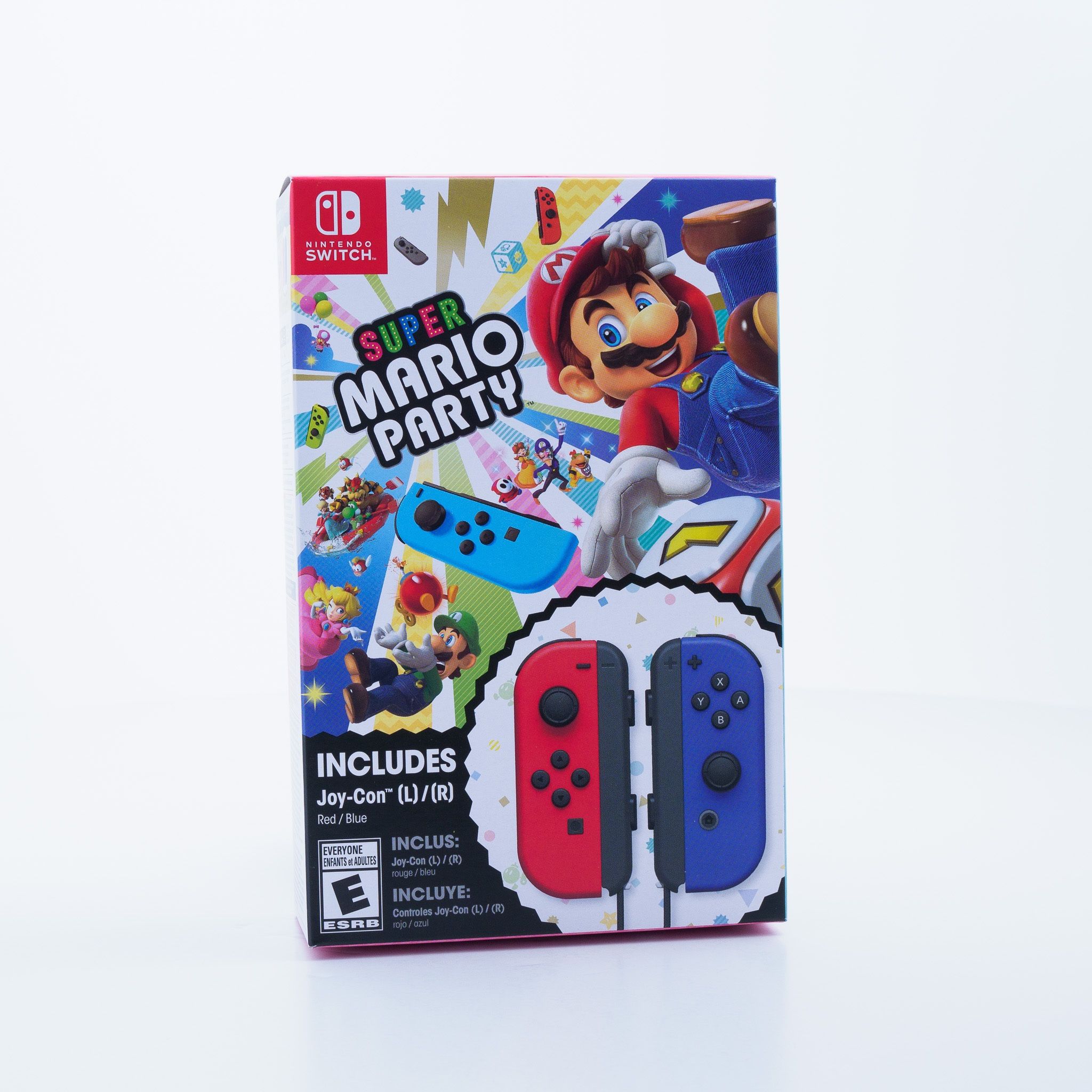 Super Mario Party + Red & Blue Joy-Con Bundle for Nintendo Switch - BRAND NEW