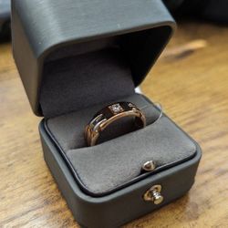 New Designer 14K gold engagement ring size 9.5 - for men/women