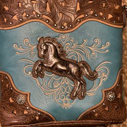 Purse With Silver Horse 
