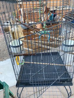 (2) BIRD CAGES