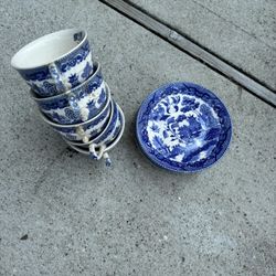 Antique Tea Cups And Plates