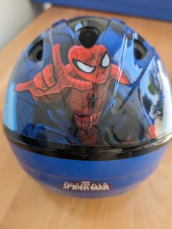 Blue Spider-Man Toddler Helmet