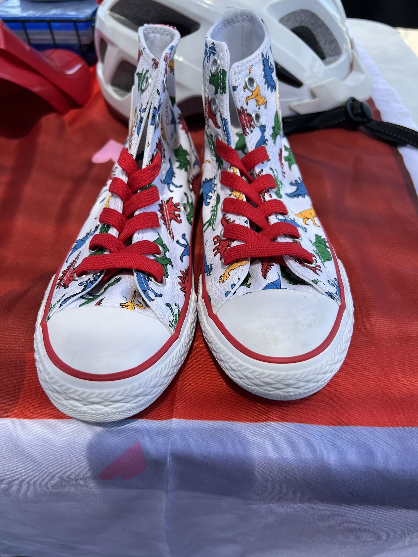 New Converse Dino Dinosaur Sneakers Shoes Youth 2