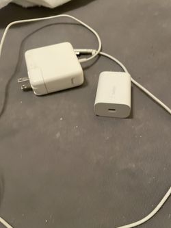 iPhone and MacBook Pro Chargers