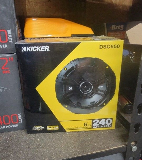 Kicker 2 Speakers Guards Included