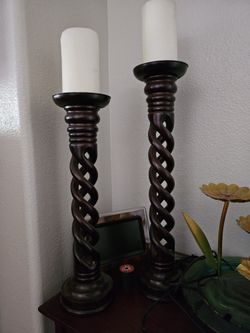 Candle sticks & candles 