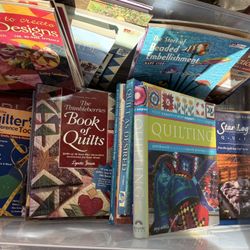 75x Quilting Books Lot
