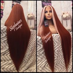 Human Hair Blended Lace Front Wig 