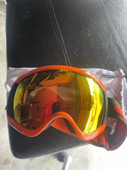 Oakley Snow Goggles Orange Fire Iridium Lens