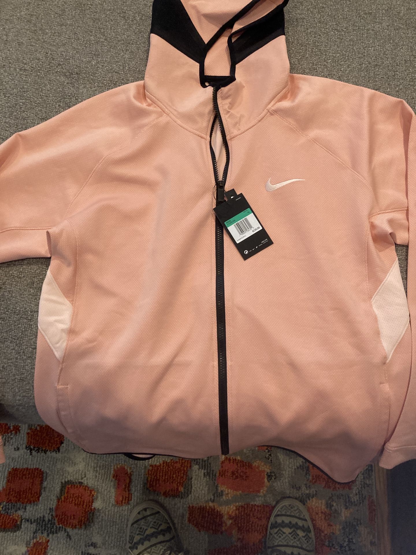 Men's Nike Therma Flex Showtime Basketball Hoodie Pink AT3263-032 NWT Size XL