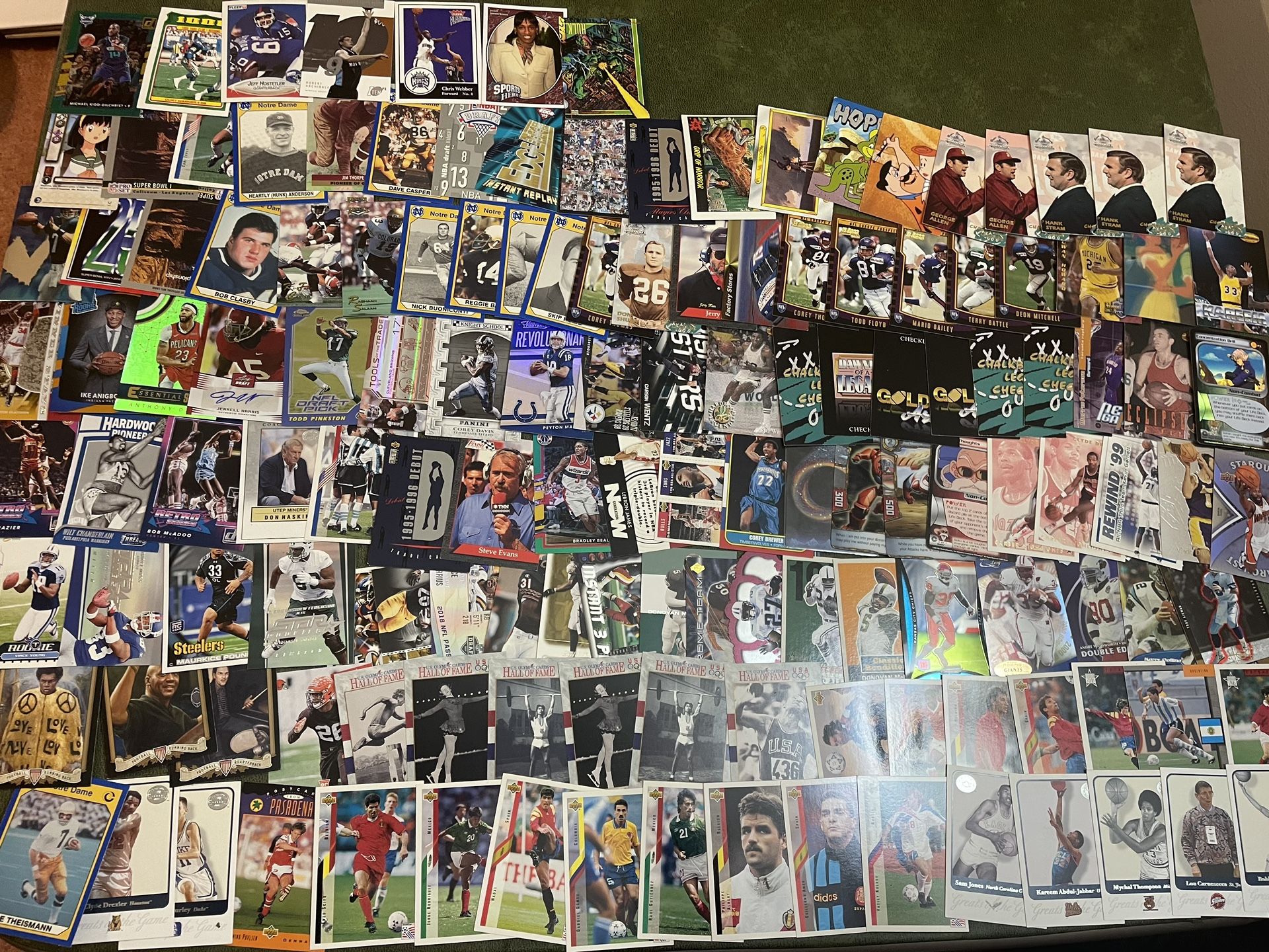 Cool Lot Of 145 Mixed Trading Cards- Sport & Non-Sport