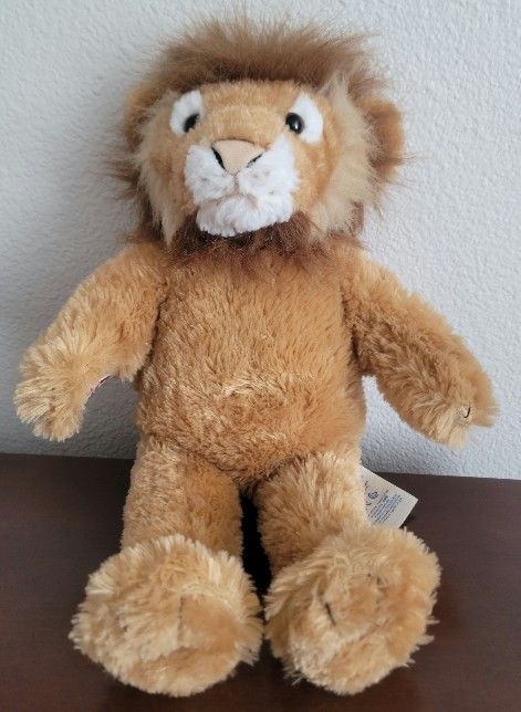 Build a Bear Lion Stuffed Animal Plush Super Cute! About 16" Tall